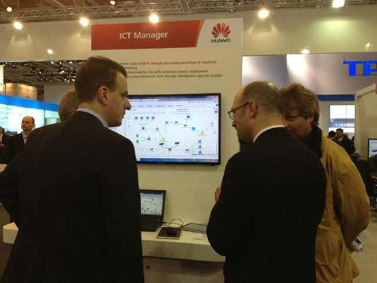 CeBIT2013����Ϊ��ҵͳһ��άϵͳeSight3.0����