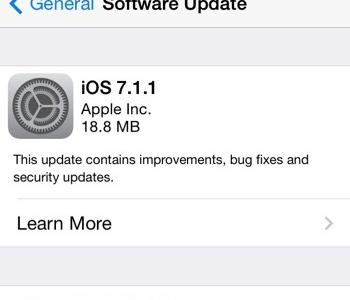 苹果发布iOS 7.1.1更新 改进Touch ID指纹识别功能