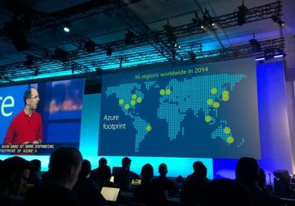 微软Build2014：特意提及Microsoft Azure在华成绩
