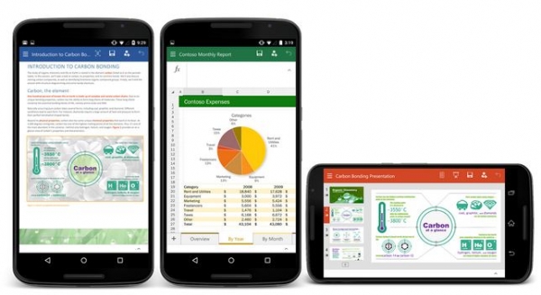 微软发布Android手机Office预览版：支持多款云服务
