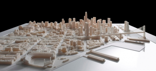 欧特克发布最大型旧金山市3D打印模型