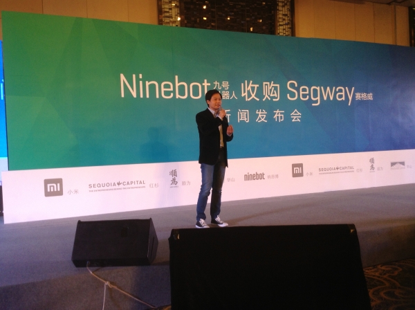 小米生态链成员Ninebot跨国收购平衡车鼻祖Segway