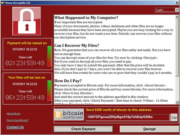 保护电脑免受WannaCryl勒索病毒攻击的几项步骤