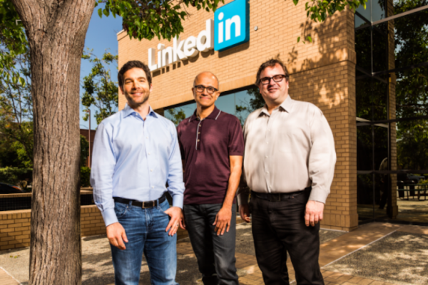 微软宣布将以262亿美元重磅收购LinkedIn