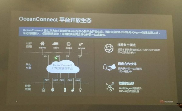 华为搭台OceanConnect：为IoT合作伙伴输送API、Agent