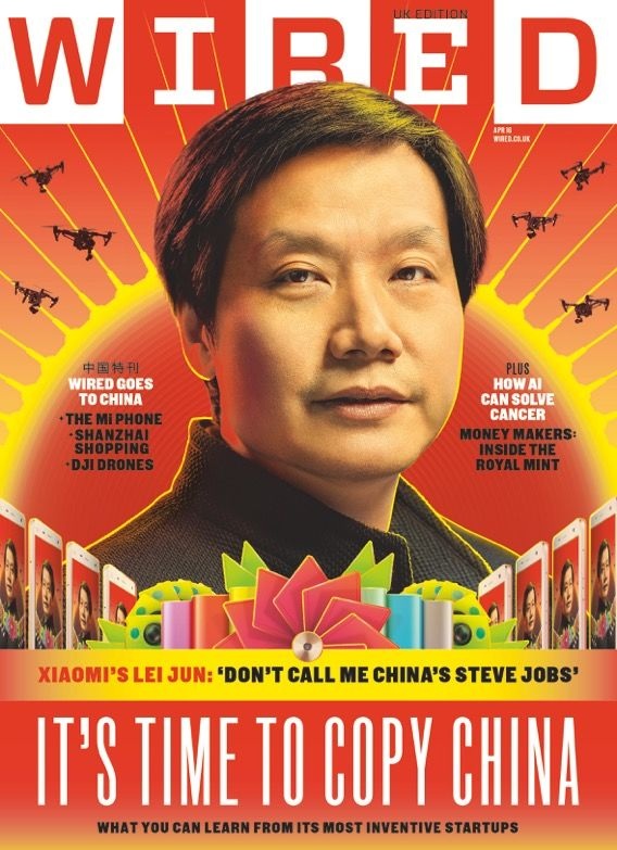 雷军登上《连线》杂志封面：是时候该向中国学习了