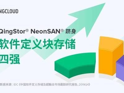 推动核心业务上云 "生而逢时"的QingStor NeonSAN“遍地开花”