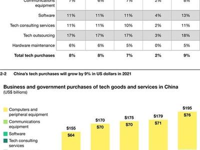 Forrester：2021年中國IT支出將增長9%