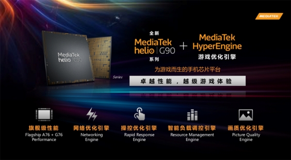 联发科技发布为游戏定制的G90系列芯片,小米旗下Redmi品牌首发