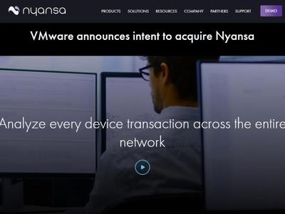 VMware收购AI网络分析厂商Nyansa