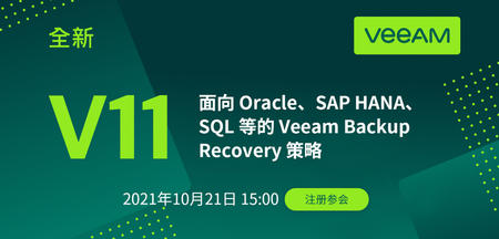 面向 Oracle、SAP HANA、SQL 等的 Veeam Backup  Recovery 策略