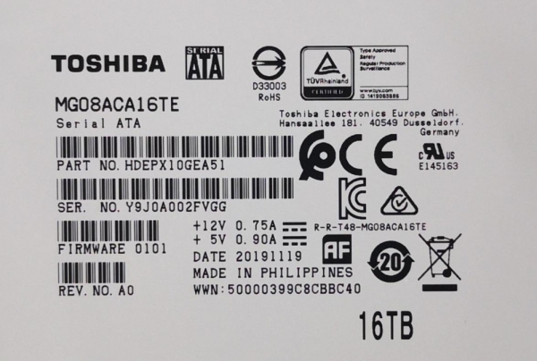 5G时代的数据保管者——东芝MG08系列16TB硬盘首测