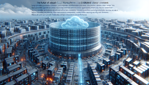 云应用管理的未来: 分布式云环境
