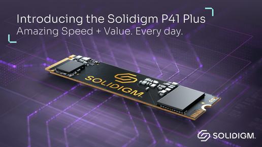SolidigmʽƳ PCIe 4.0 ̬Solidigm P41 Plus