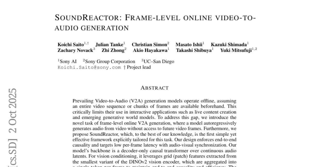 Sony AIƳSoundReactorAIʵʱӻ侳Ч