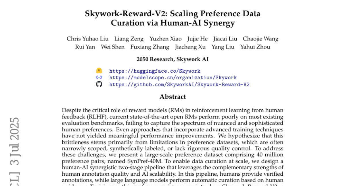 Skywork AI团队揭秘：如何让AI助手真正理解人类喜好？史上最大规模偏好数据集诞生记