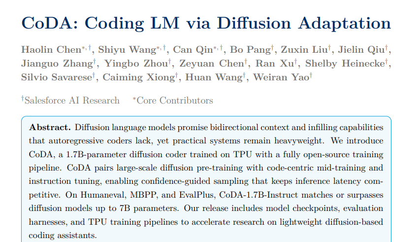 SalesforceŶӷCoDAģͣСAIսģͰλ