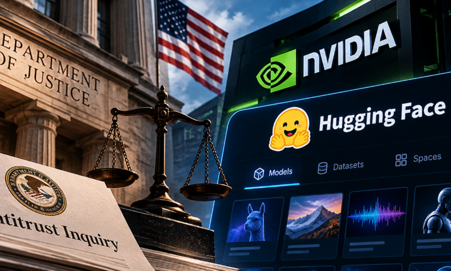 英伟达赢下Hugging Face后, 美国司法部开始追问