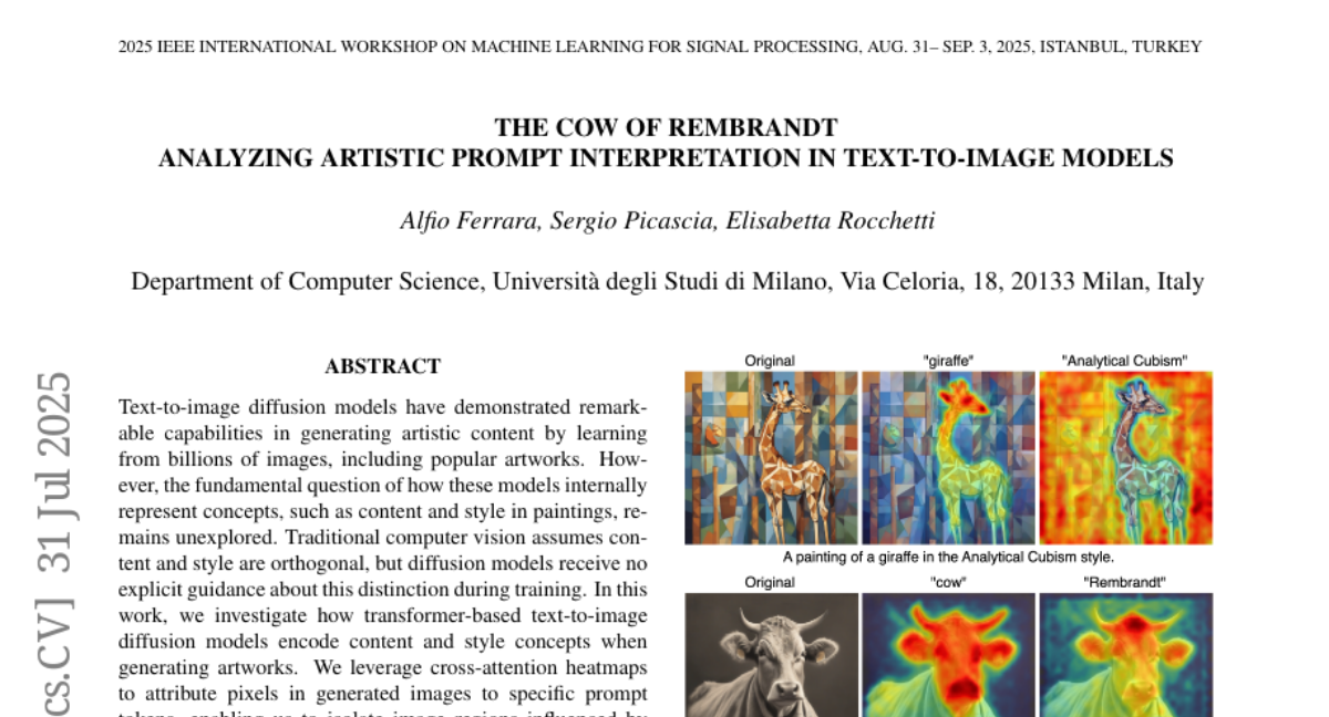 米兰大学发现：AI画家的“内心秘密“——它竟然真的分得清画什么和怎么画！