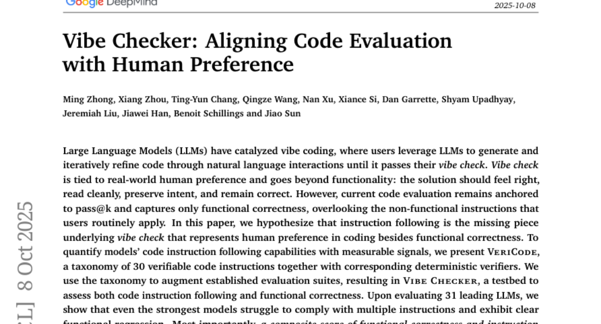 Google DeepMindVibe CheckerAI̸ĵܴϵͳ