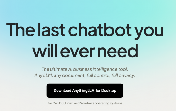 AnythingLLM:零成本的私人ChatGPT,支持几乎所有主流大模型