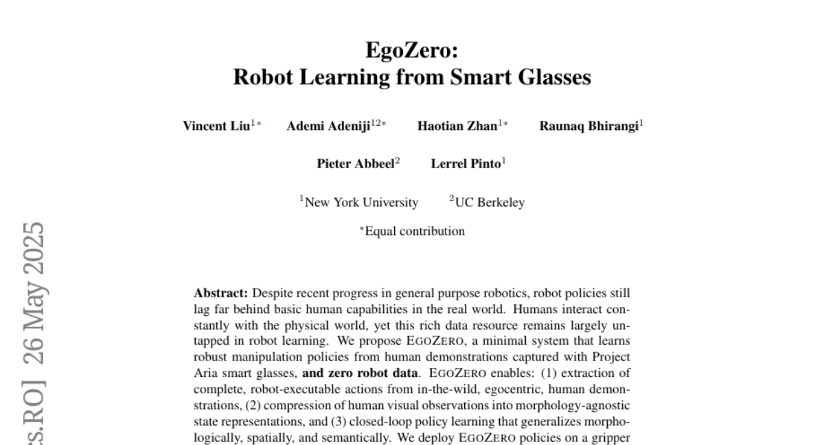 EgoZero۾ѧϰǨƸ