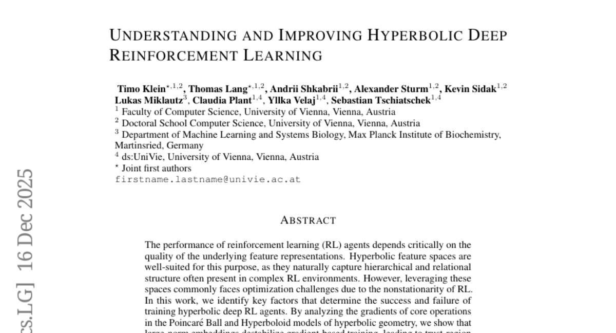 άҲ�ɴ�ѧ�Ŷ��ƽⳬ˫��������ǿ��ѧϰ�е�ѵ�����⣺��AI������ѧ��������һ��˼����νṹ