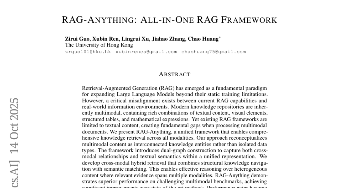 ۴ѧƳRAG-AnythingAIҲ"Ŀ"شͼĻĵ