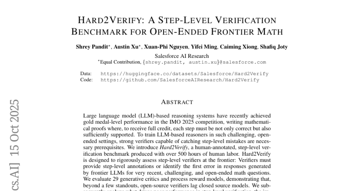 Salesforce AIŶӣǿAIҲ"Ϳ"׸AIѧ׼Hard2Verifyս