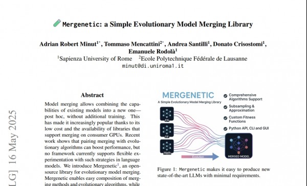 Mergenetic:一款简单易用的进化式模型合并工具库|让普通GPU也能创造顶尖语言模型