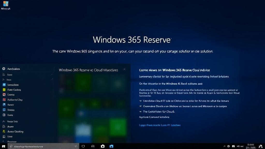 ΢ƳWindows 365 Reserveƶ˱ݷӦ豸