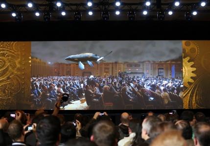 鲸鱼飞在会场上空 CES惊现英特尔缔造的虚拟现实神话