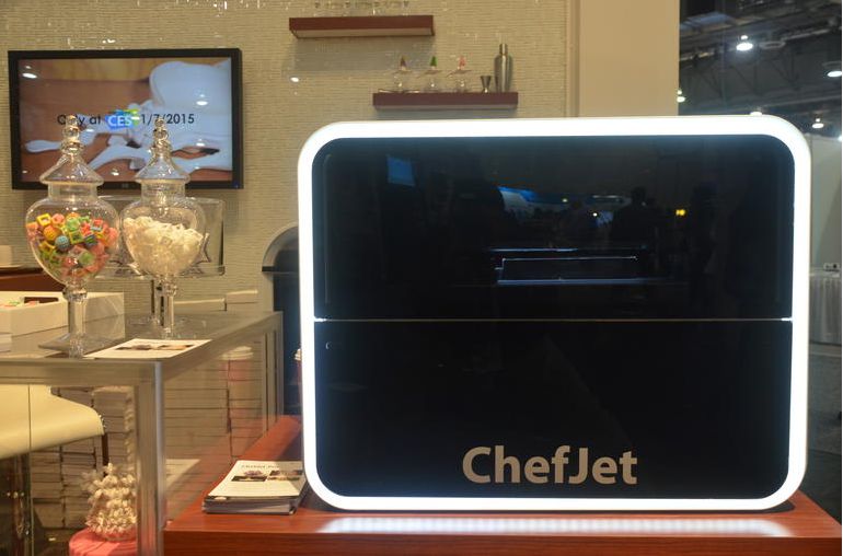3D System发布ChefJet 3D食品打印机 制作各种食材