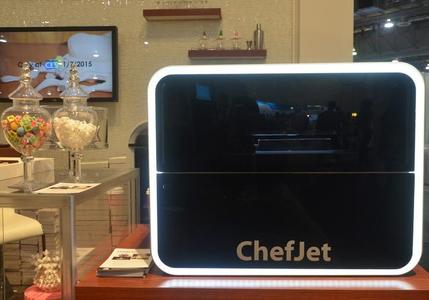 3D System发布ChefJet 3D食品打印机 制作各种食材