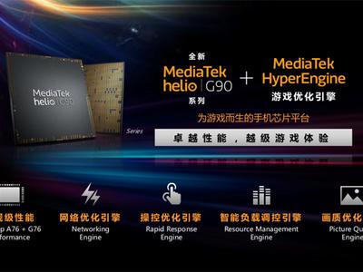 联发科技发布为游戏定制的G90系列芯片，小米旗下Redmi品牌首发