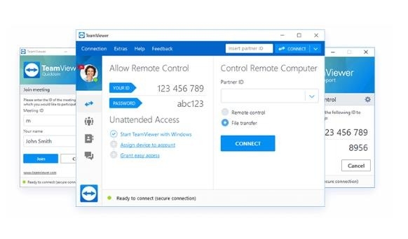 Զ�̰칫�г����� TeamViewer�Դ��¼���������ҵ��������
