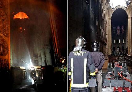 机器人在巴黎圣母院大火中做了些什么