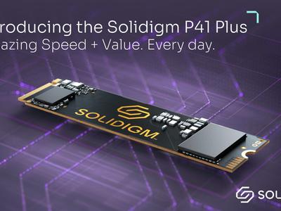 Solidigm正式推出 PCIe 4.0 固态盘Solidigm P41 Plus