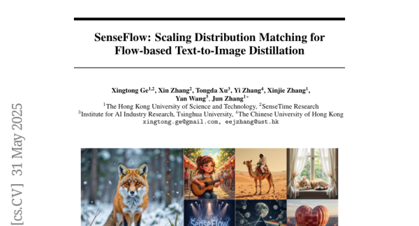 SenseFlow����ۿƼ���ѧ�Ŷ�ͻ�����������ģ�ı�����ͼ��ģ�͵ĸ�Ч������