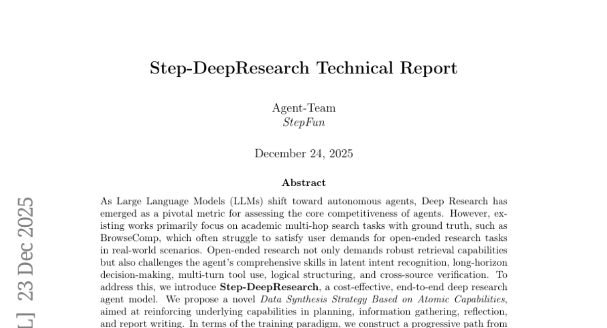 StepFun�ŶӴ���32B��������о������壺�ɱ���Ϊ��ҵ��Ʒʮ��֮һ������ȴ����GPT-4��Gemini����