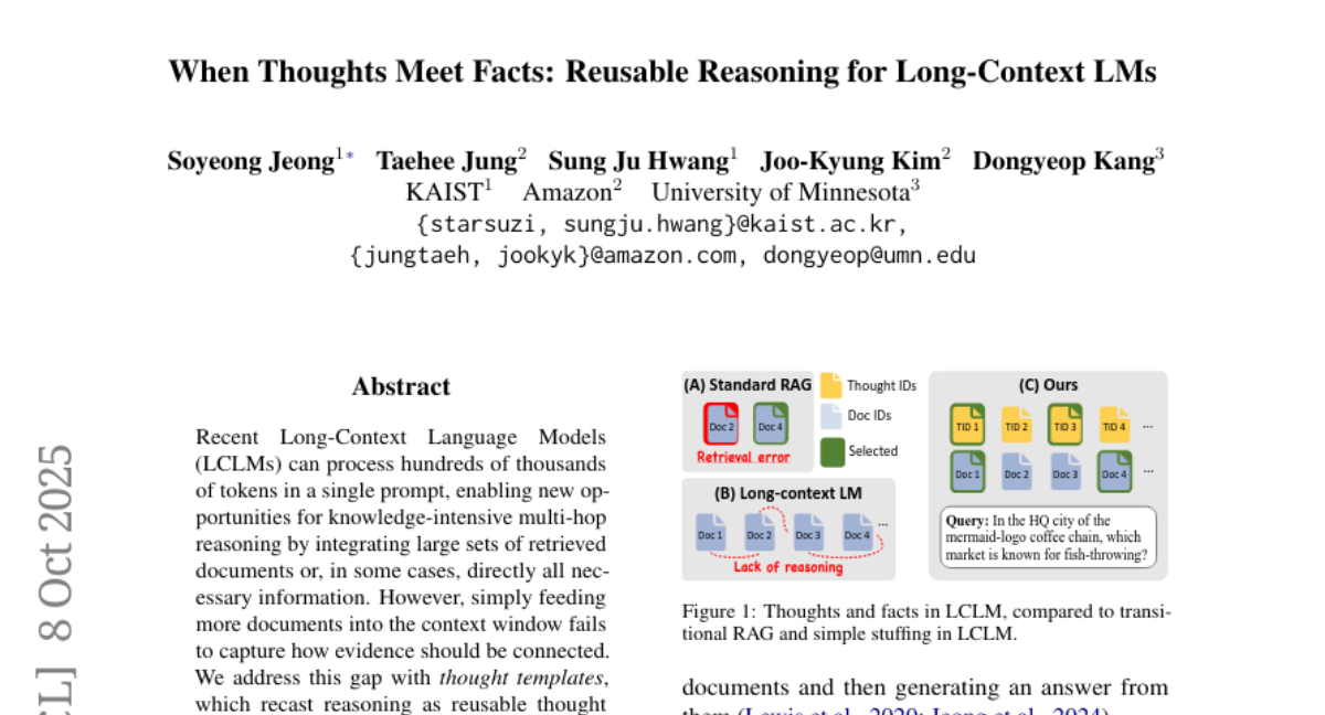 AI推理再升级！KAIST团队发明"思维模板"让大模型像人一样思考复杂问题