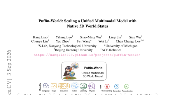 Puffin-World��һ�����ܿ������������������ά�����AI��ģ��