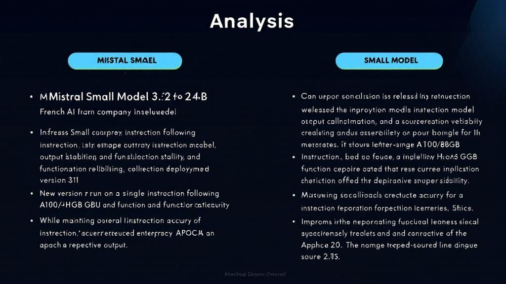 Mistral开源Small模型从3.1升级到3.2版本的原因解析
