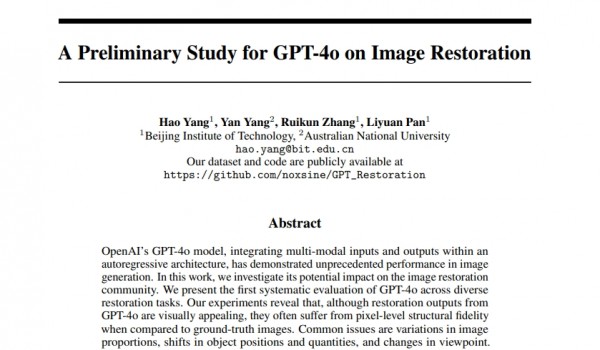 GPT-4o��ͼ��"�β�"������������ѧ�Ŷ��״ν�ʾAI�޸���Ƭ�ľ�������������ȱ��