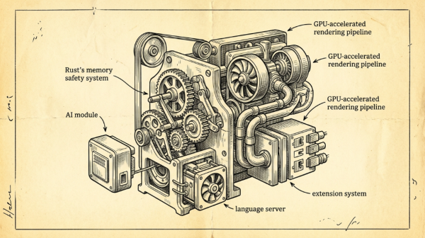 Rust�����Ĵ���༭��Zed��ʽ����1.0�汾����ͳ�༭����AI���ߵ��ں�