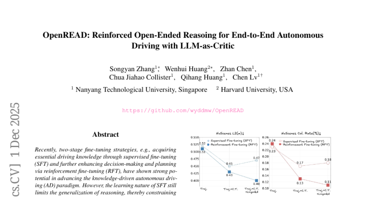 新加坡南洋理工大学重磅发布：AI驾驶员能像人类一样思考推理了！