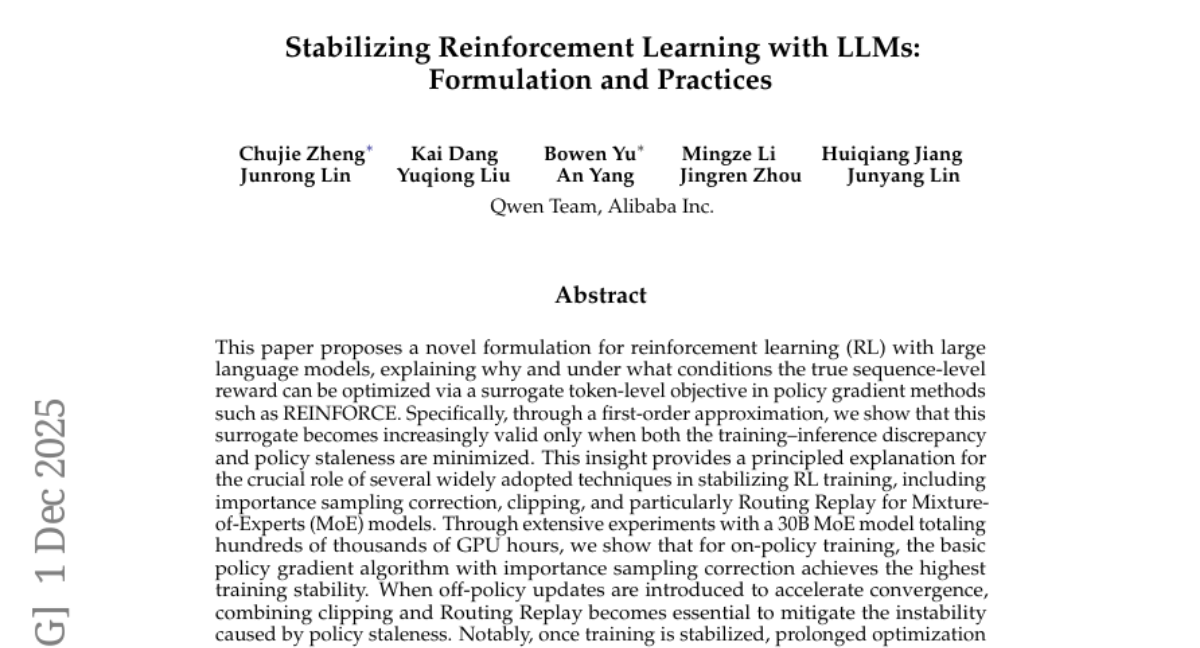 阿里巴巴团队破解大模型训练"翻车"难题：让AI学习过程稳如泰山的秘密配方