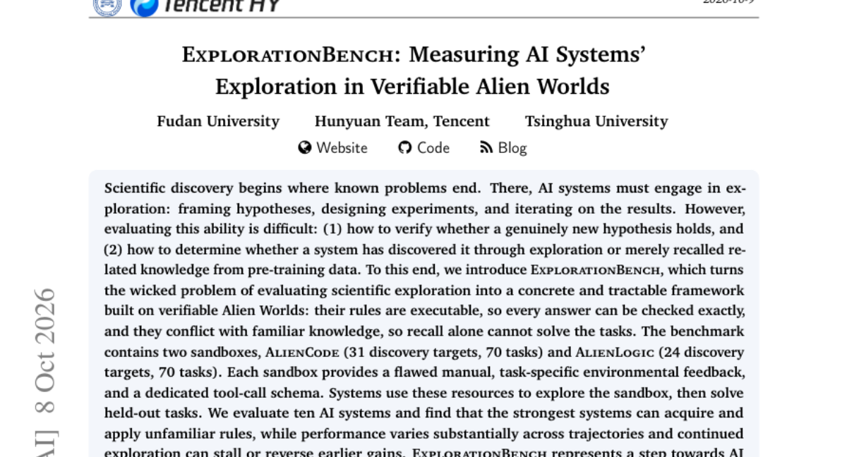 ExplorationBench：当AI被扔到一个规则全部颠倒的外星世界，它还能学会生存吗