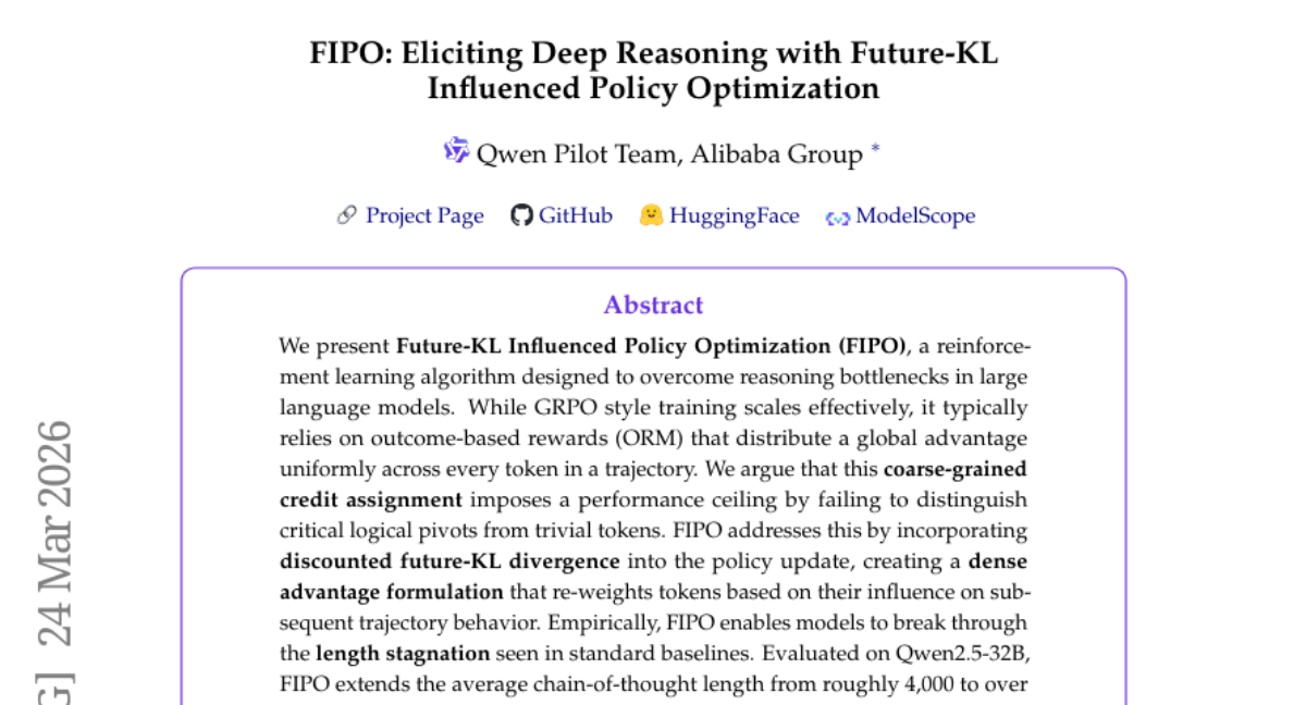 阿里巴巴FIPO算法：破解AI深度推理的"思维升级密码"