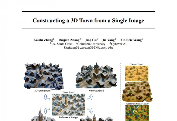 һ����Ƭ����������UCSC�͸��ױ��Ǵ�ѧ�����з���3DTown����ͻ��